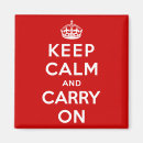 Suche nach keep calm and carry on magnete Retro