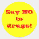 Suche nach drogen aufkleber Gelb