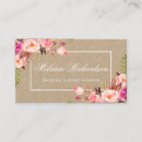 Suche nach rosa blume visitenkarten Salon