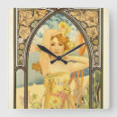 Suche nach alphonse mucha wanduhren Blume