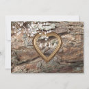 Suche nach baumrinde einladungen Vintag