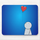 Suche nach roter ballon mousepads Herz
