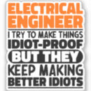 Suche nach lustige elektriker aufkleber Elektrizität