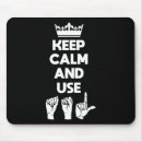Suche nach gebärdensprache mousepads Anhörung