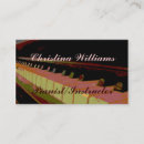 Suche nach klavierschlüssel visitenkarten Pianist