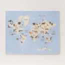 Suche nach kontinente puzzle Blau