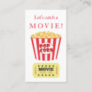 Suche nach popcorn visitenkarten Snack