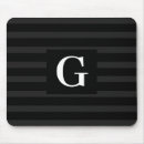 Suche nach schwarze streifen mousepads Monogramm