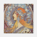 Suche nach alphonse mucha magnete Frau
