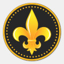 Suche nach goldene lilie aufkleber Schwarz