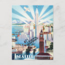 Suche nach vintage seattle postkarten Stadt