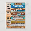 Suche nach vater und sohn postkarten Liebe