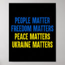 Suche nach freiheit poster Ukrainische flagge