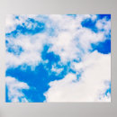 Suche nach blauer himmel und weiße wolken poster Natur