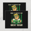 Suche nach lustige st patricks day einladungen Kleeblatt