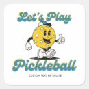 Suche nach retro cartoon aufkleber Pickleball