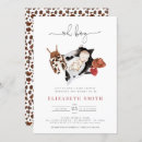 Suche nach cowboy baby party einladungen Aquarell