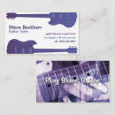 Suche nach gitarre visitenkarten Tutor