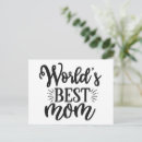 Suche nach die beste mutter der welt postkarten Für sie
