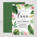 Suche nach luau party einladungen Aquarell