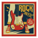 Suche nach retro gitarre poster Rock