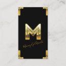 Suche nach m buchstabe visitenkarten Gold