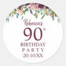 Suche nach 90 geburtstags party aufkleber Blumenreich