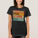 Suche nach 18 jahre tshirts Oktober