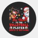 Suche nach volleyballspieler aufkleber Weihnachten