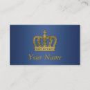 Suche nach königliche krone visitenkarten Gold