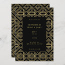 Suche nach art deco wedding einladungen 20er