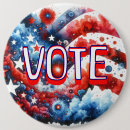 Suche nach rotes weißes und blau buttons Wahlen