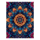 Suche nach blumen mandala poster Abstrakt