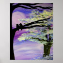 Suche nach eule im baum poster Lila