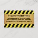 Suche nach verkleidungen visitenkarten Bau