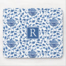 Suche nach blau und weiß mousepads Monogramm