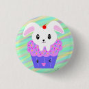 Suche nach niedliches kaninchen buttons Mädchen