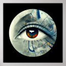 Suche nach abstraktes auge poster Blau