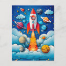 Suche nach rakete postkarten Für kinder