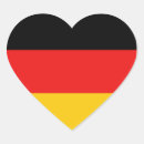 Suche nach herz deutschland aufkleber Flagge