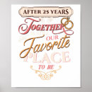 Suche nach 25 hochzeitstag poster Jubiläumsgeschenk
