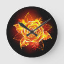 Suche nach flamme wanduhren Blume