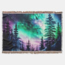 Suche nach aurora borealis decken Himmel