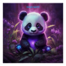 Suche nach lila panda poster Farbenfrohe lila babypanda
