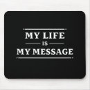 Suche nach leben mousepads Typografie