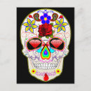 Suche nach mexikanischer zuckerschädel postkarten Halloween