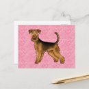 Suche nach airedale terrier postkarten Rosa