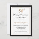 Suche nach goldener hochzeitstag einladungen Klassisch