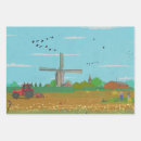 Suche nach windmühle geschenkpapier Landschaft