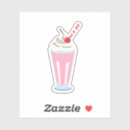 Suche nach milchshake aufkleber Dessert